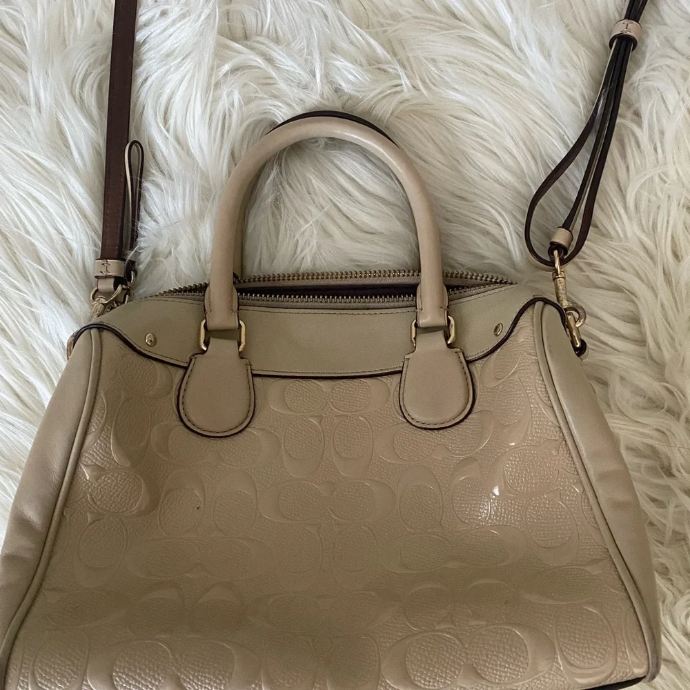 Vintage Coach Mini Bennett Satchel Patent Leather - Picture 3 of 6